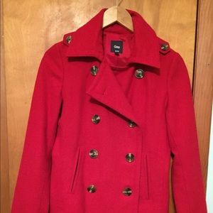 Red jacket